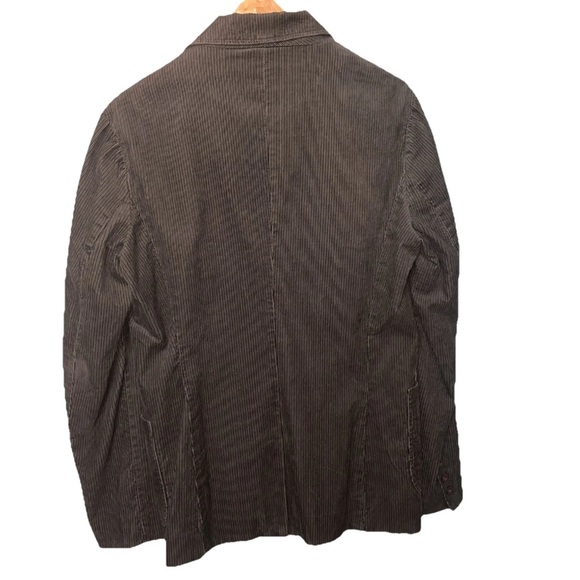 Guess Blazer Sports Jacket Corduroy Army Green Mens Size Medium Lined - Picture 2 of 10